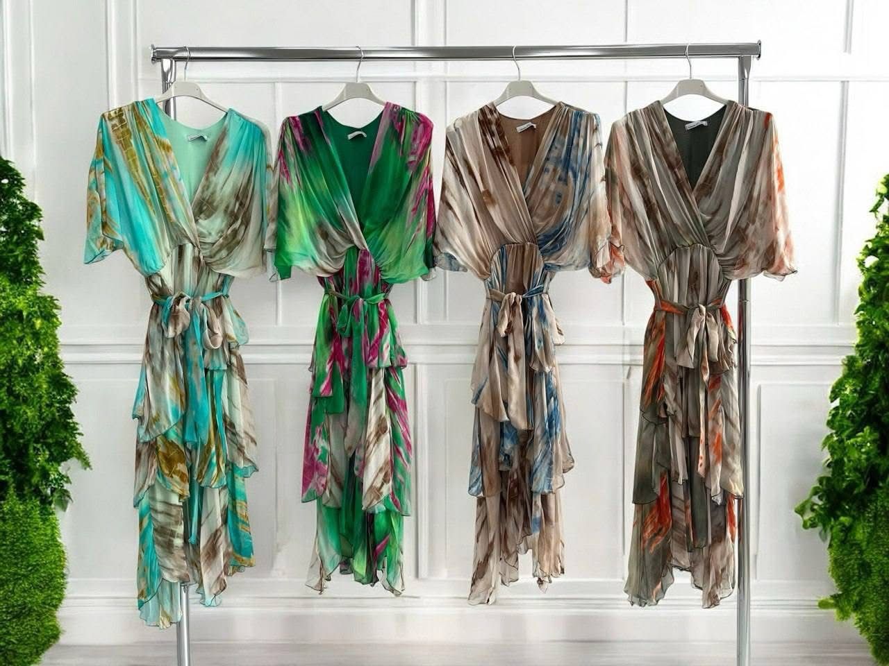 Rochie diafana din matase Laura