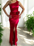 Rochie cu brosa detasabila Rose