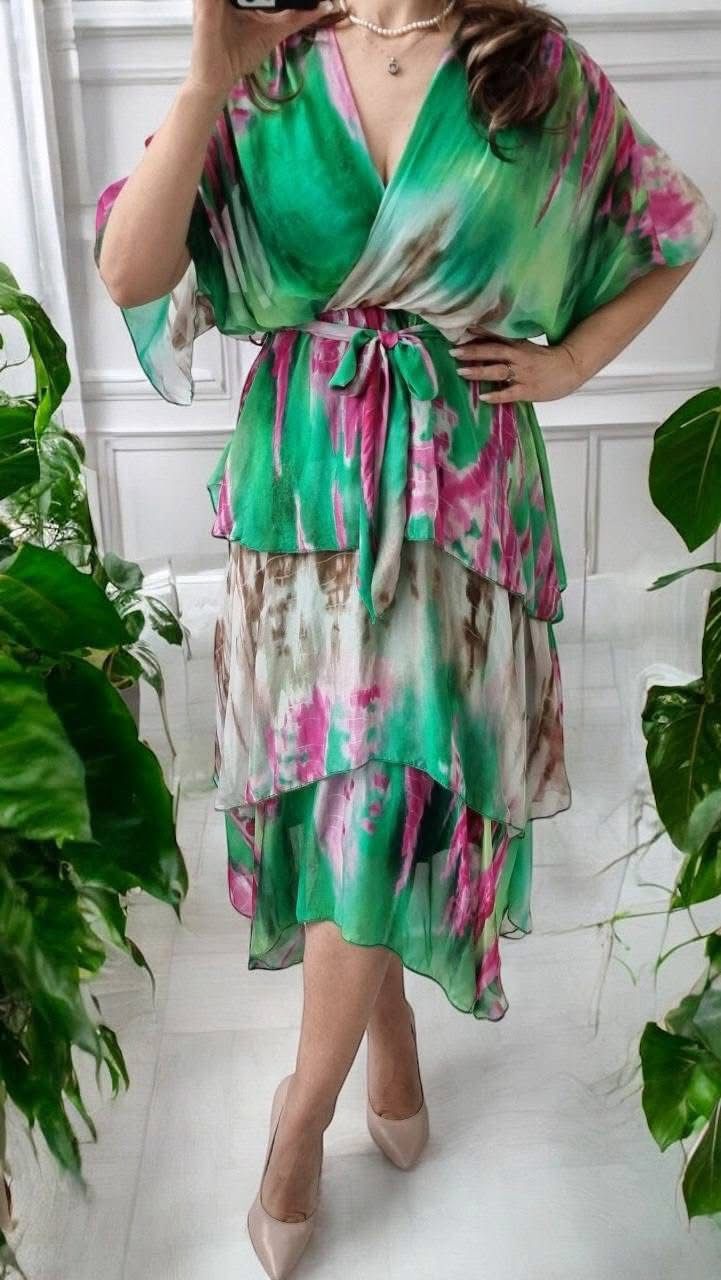 Rochie diafana din matase Laura