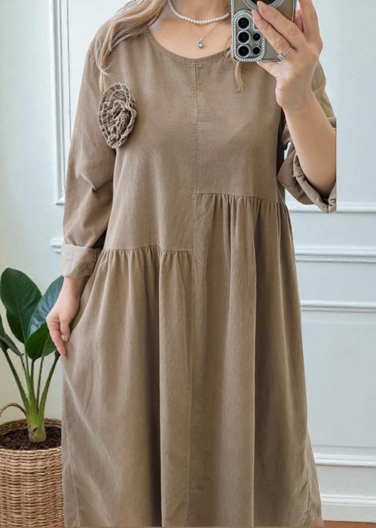 Rochie din raiat Riley