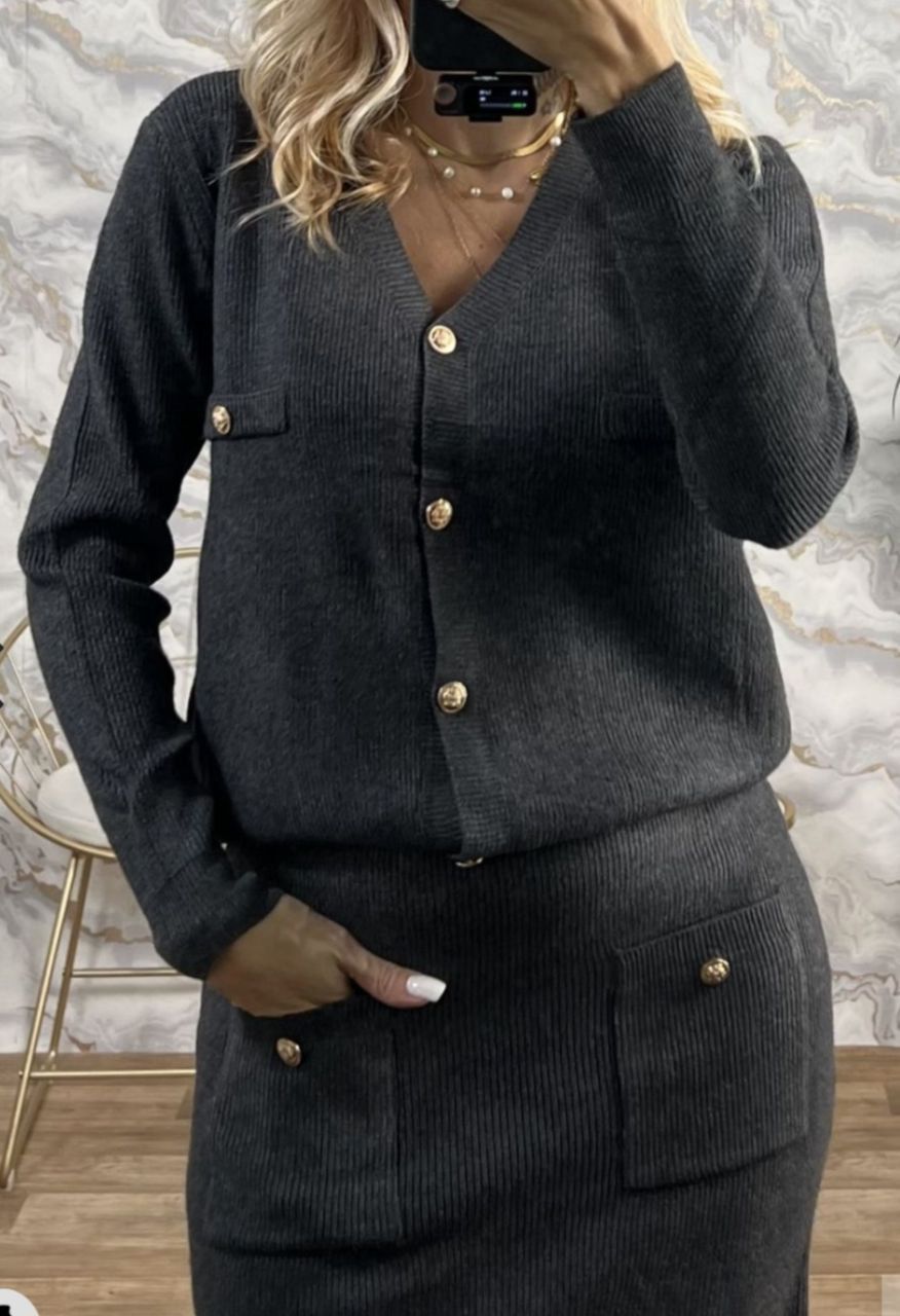 Serie 4 bucati compleu tricot Marissa