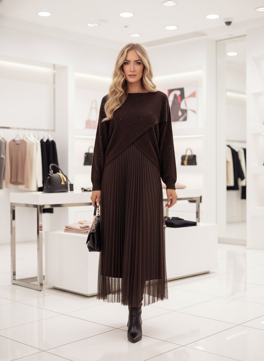 Rochie cu pulover Tull