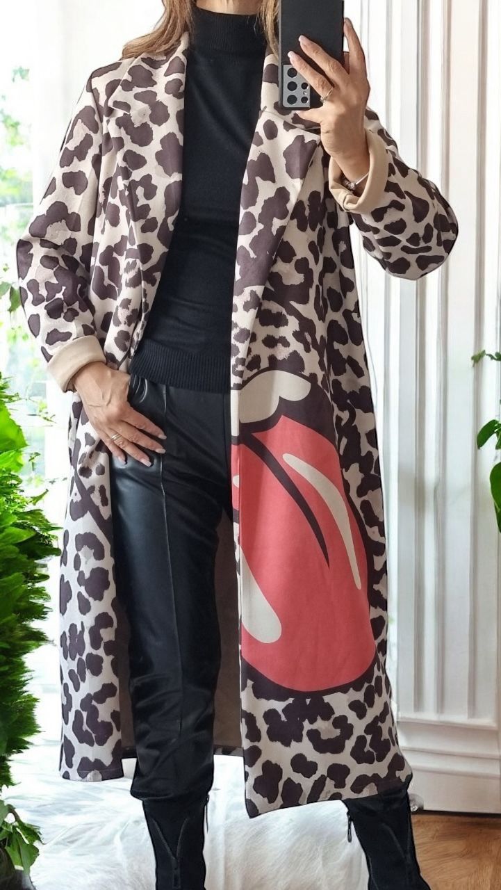Trench piele intoarsa ecologica Kisses