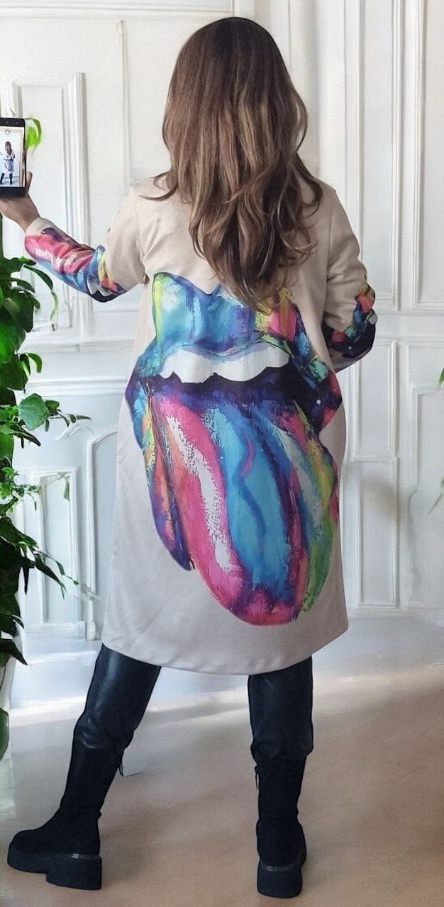 Trench piele intoarsa ecologica Kisses