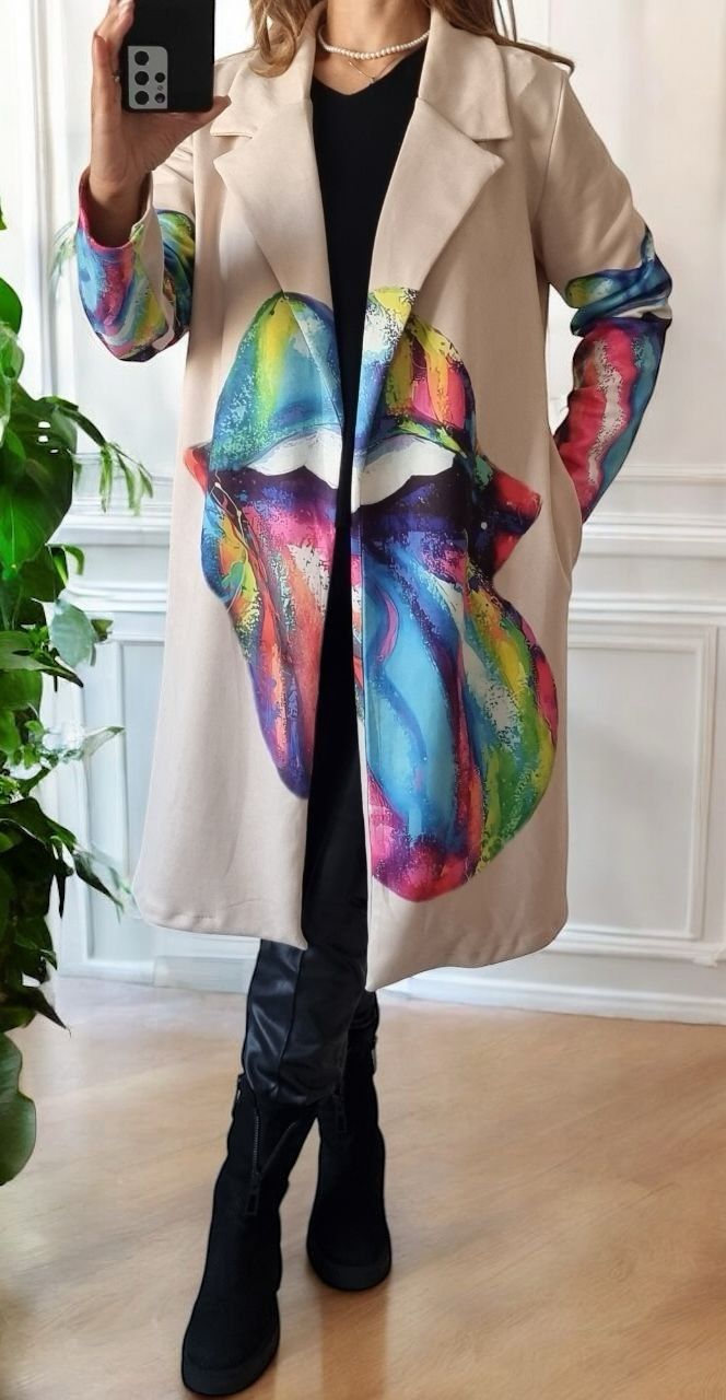 Trench piele intoarsa ecologica Kisses