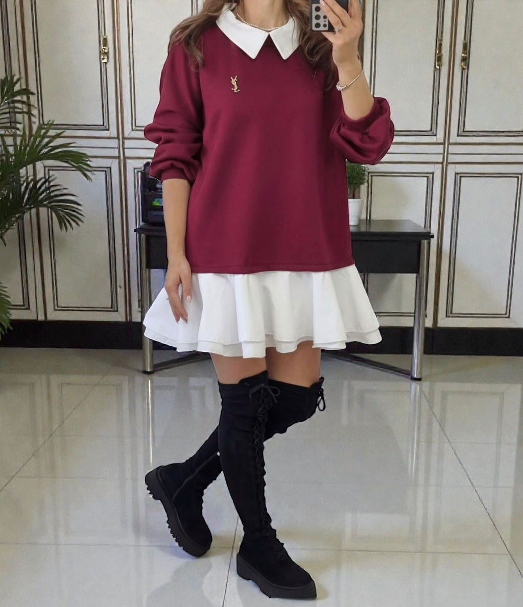 Rochie cu guler de camasa Tara