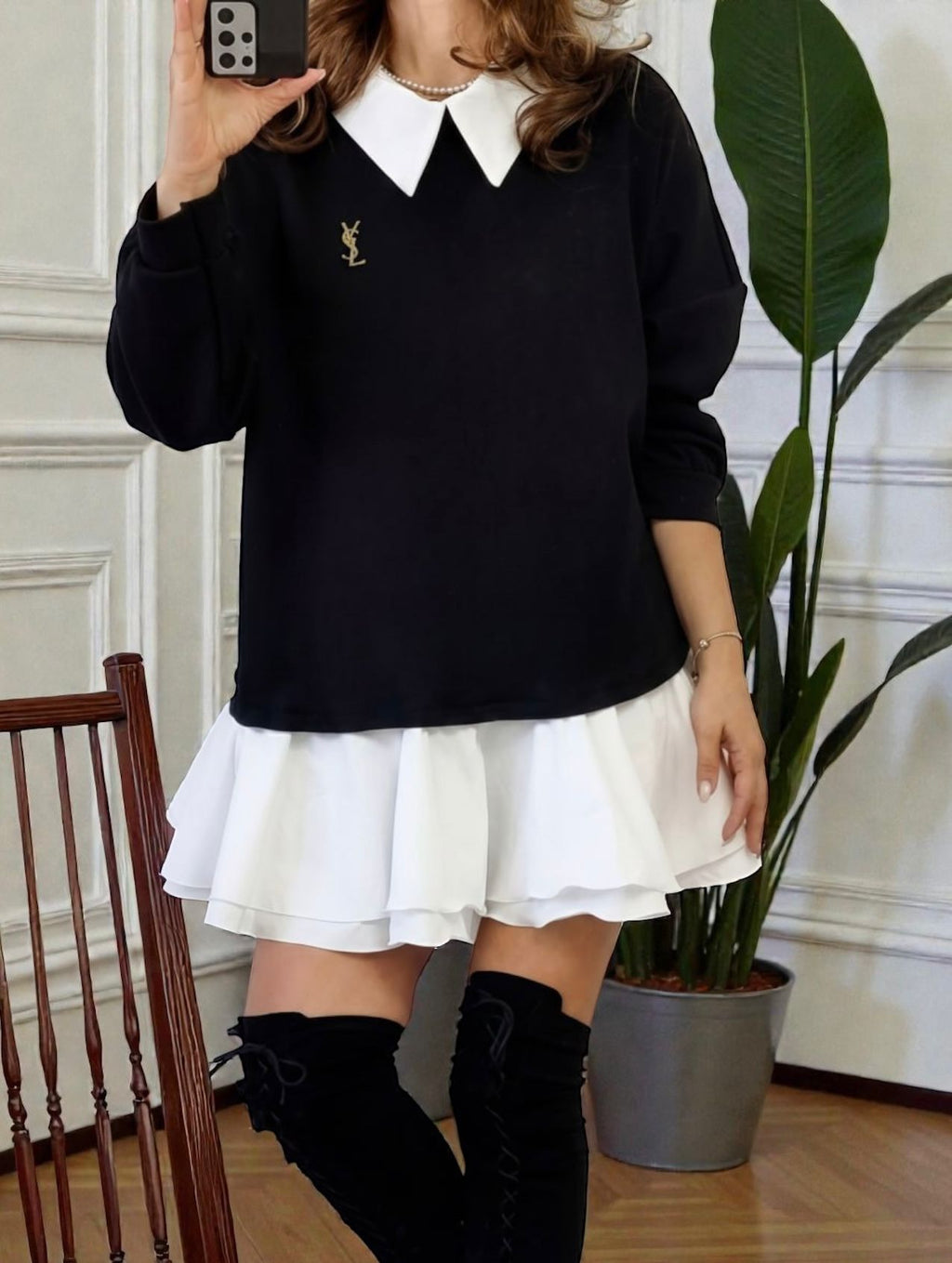 Rochie cu guler de camasa Tara