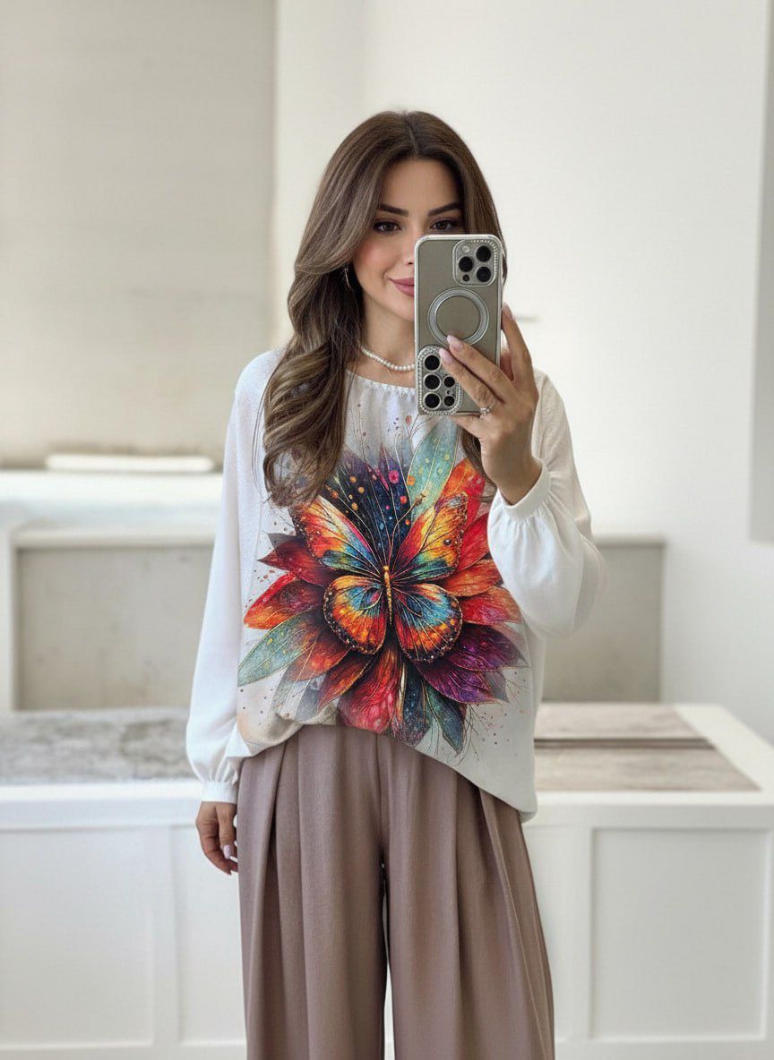 Bluza cu imprimeuri Magda