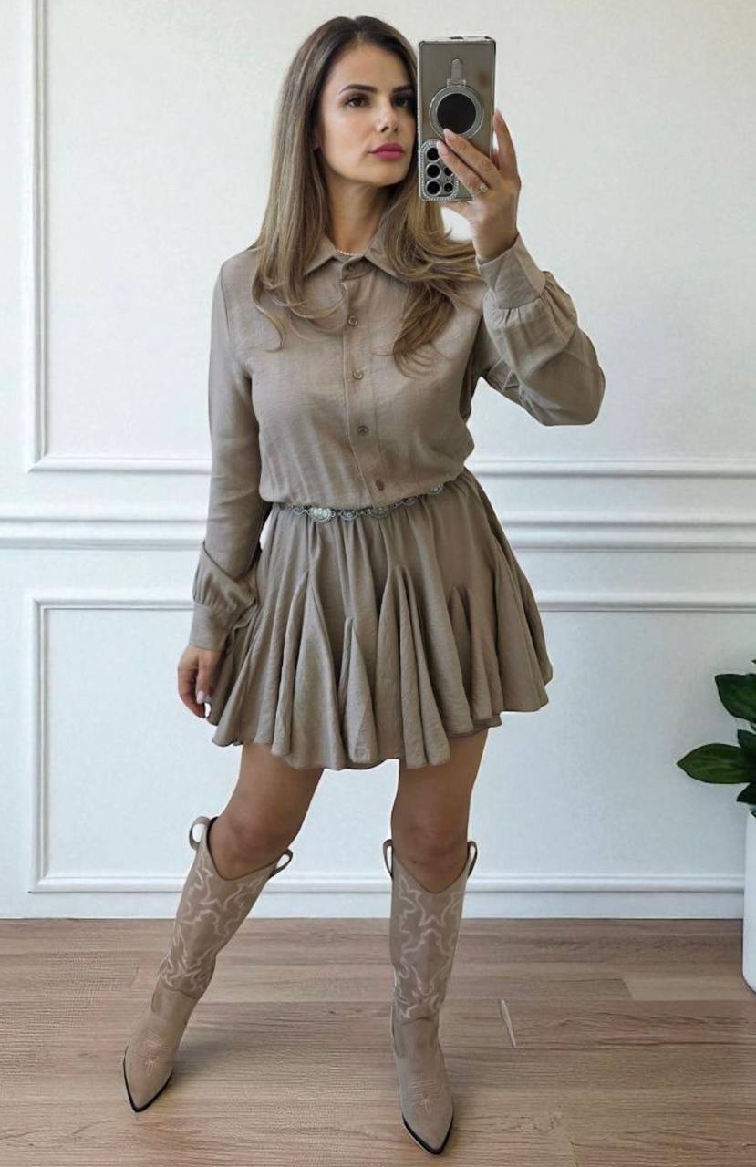 Rochie cu guler de camasa Carmen