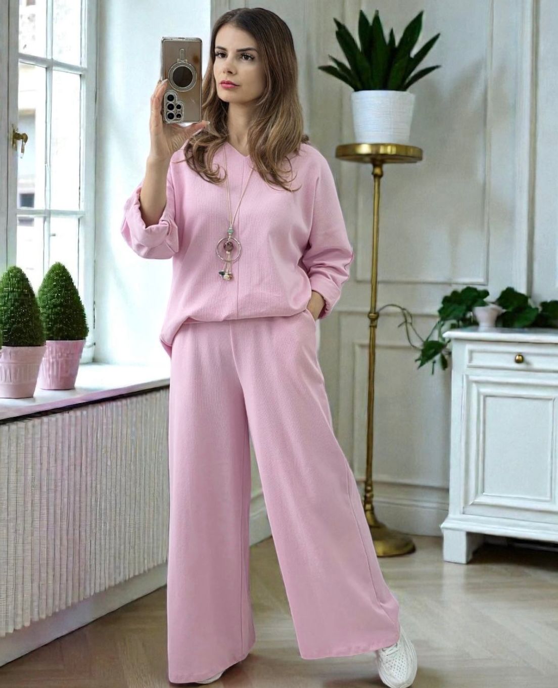 Compleuri din bumbac pe croi larg Pamela