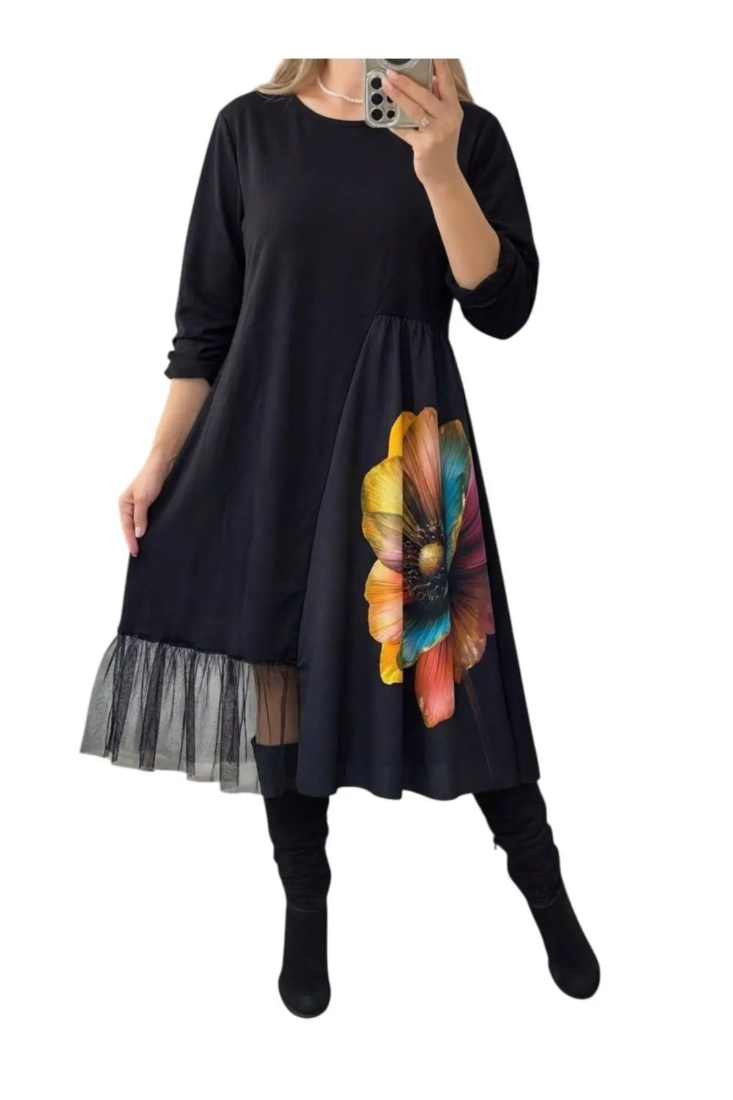 Rochie cu imprimeu Monique