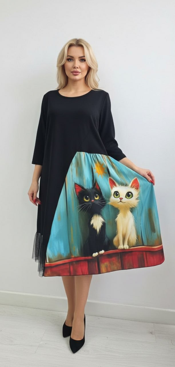 Rochie cu imprimeu Monique
