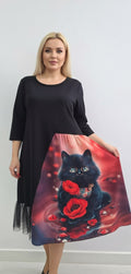 Rochie cu imprimeu Monique