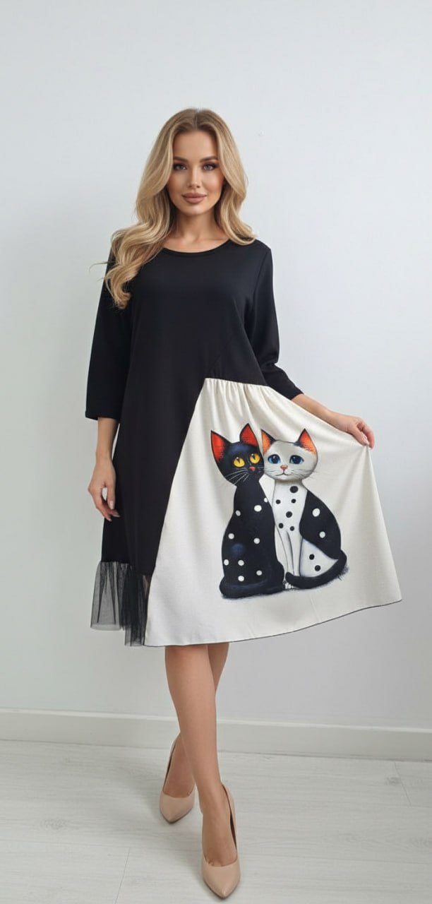 Rochie cu imprimeu Monique