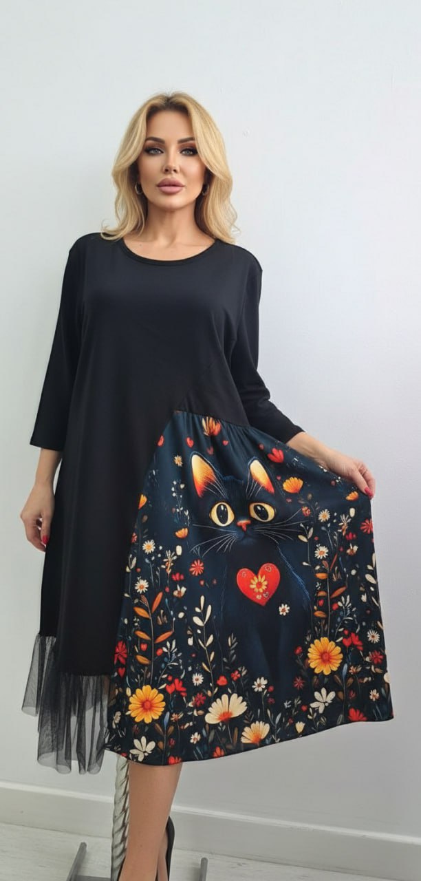 Rochie cu imprimeu Monique