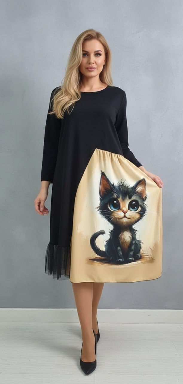 Rochie cu imprimeu Monique