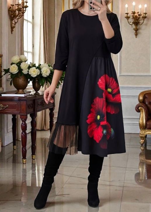 Rochie cu imprimeu Monique
