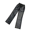 Serie 6 pantaloni drepti din piele ecologica Carina