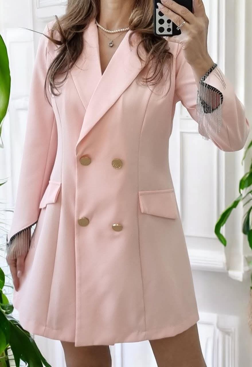 Sacou cu mansete decorative Laura