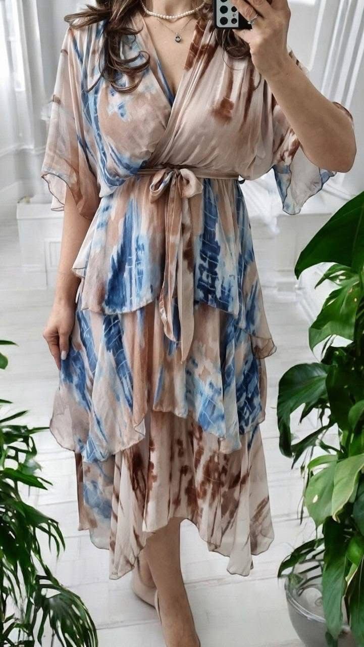 Rochie diafana din matase Laura