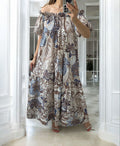 Rochie diafana din bumbac Maxine