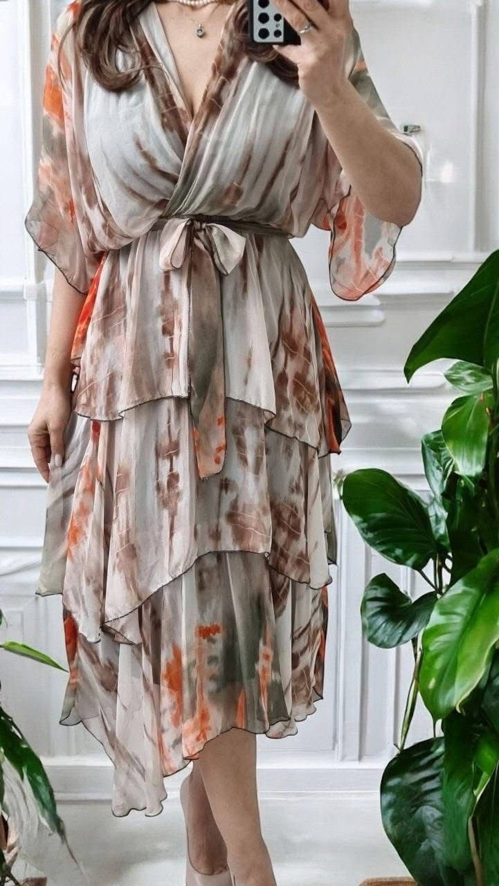 Rochie diafana din matase Laura
