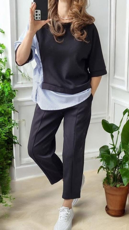 Compleu cu model de camasa Carly
