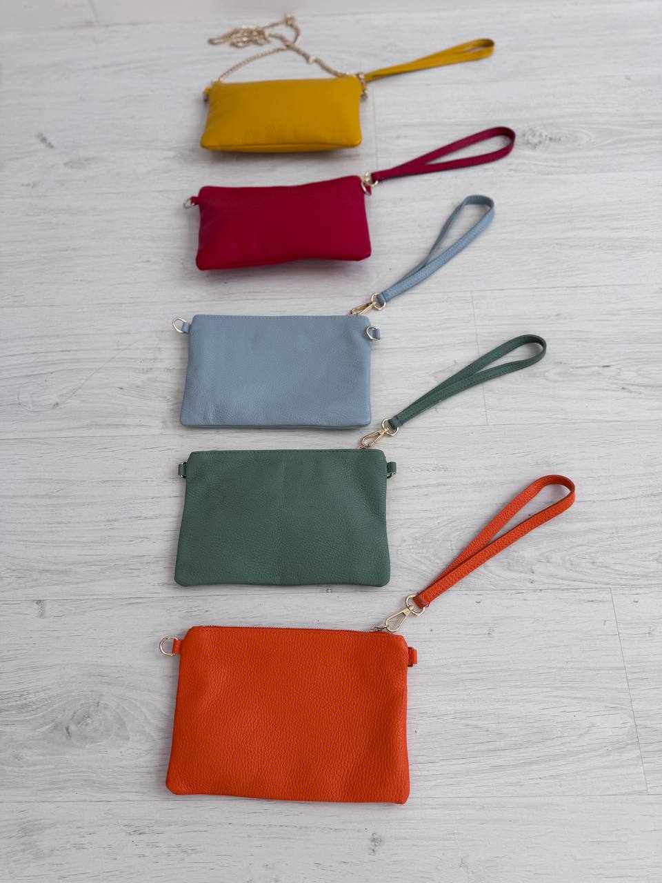 Geanta tip plic piele naturala Amelie