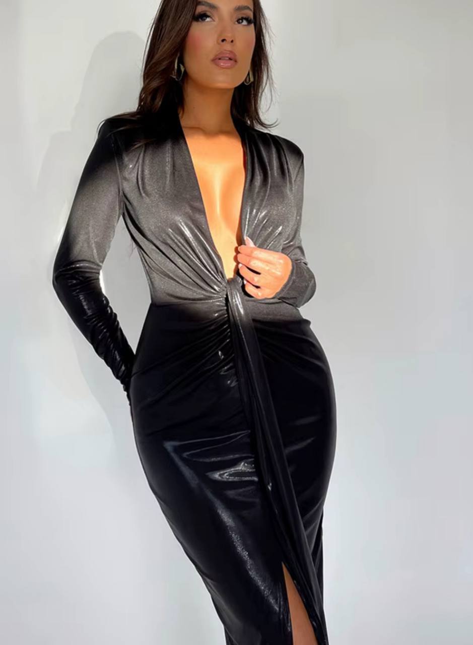 Rochie metalizata Melissa
