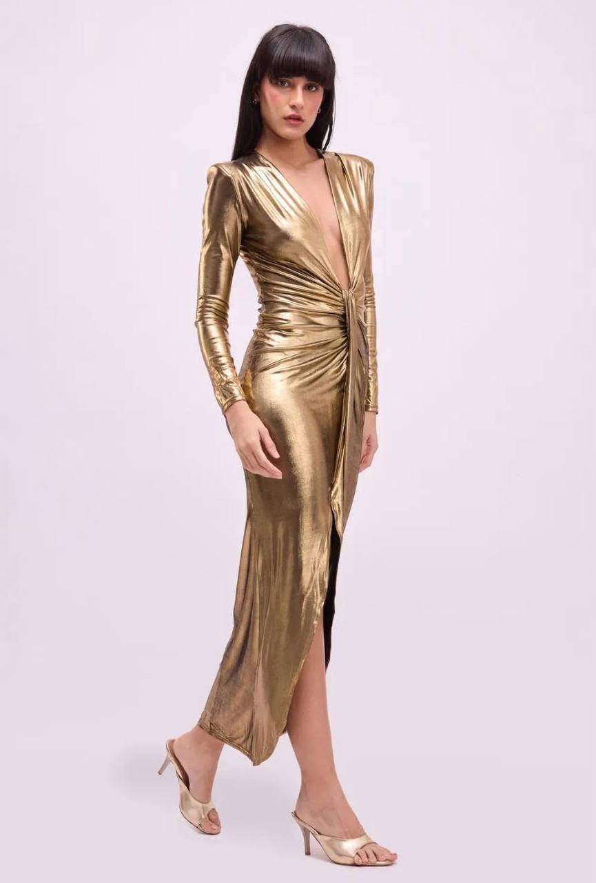 Rochie metalizata Melissa