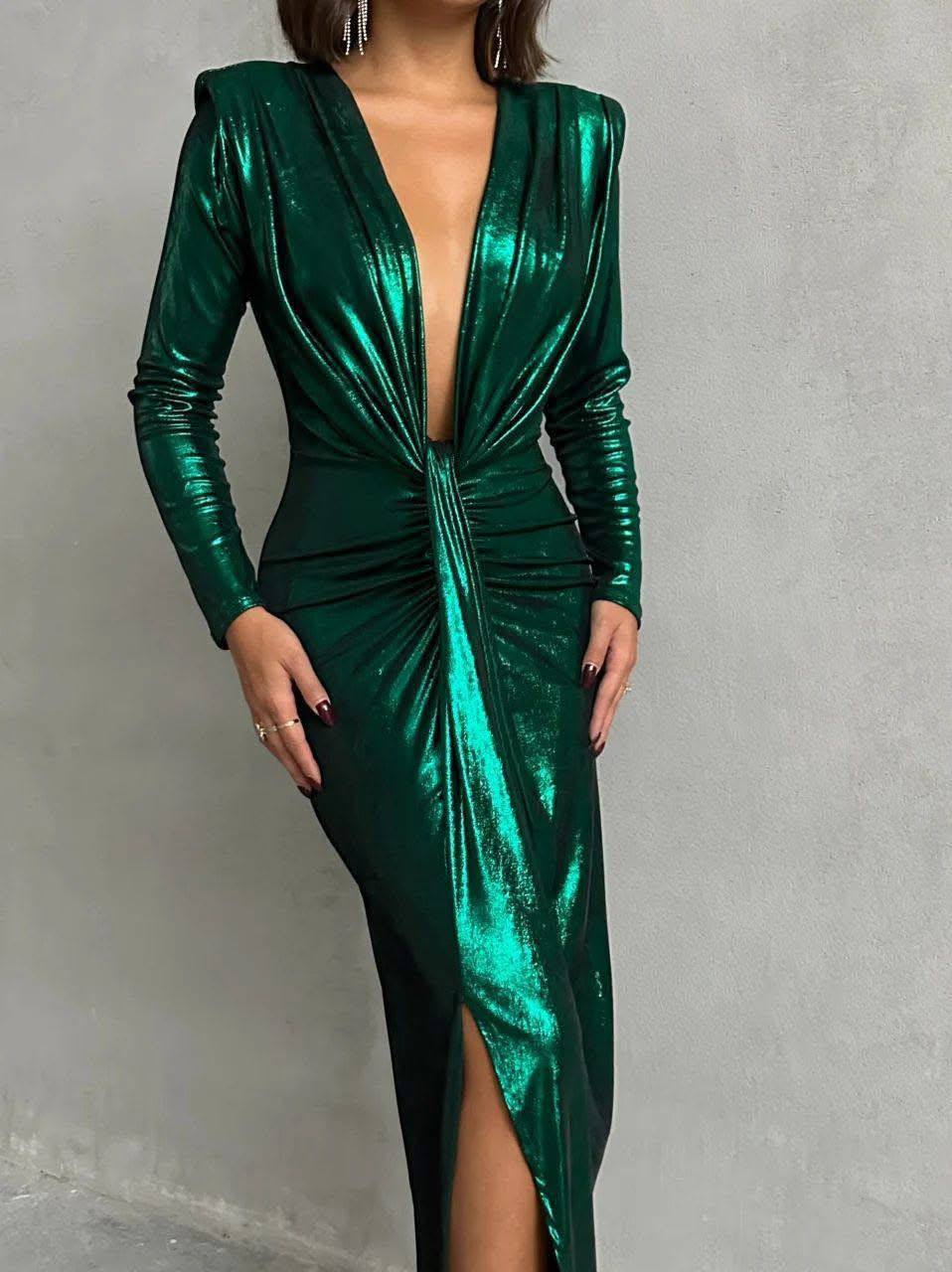 Rochie metalizata Melissa