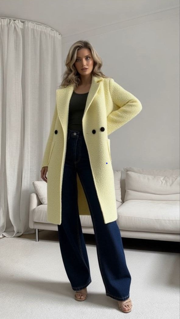 Palton buclat Pamela
