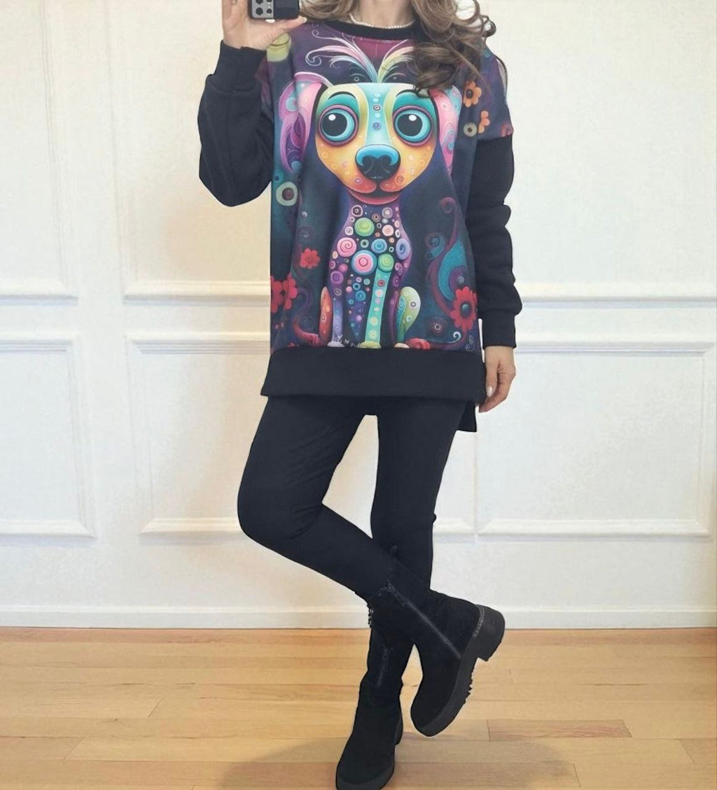 Bluza din bumbac vatuita America