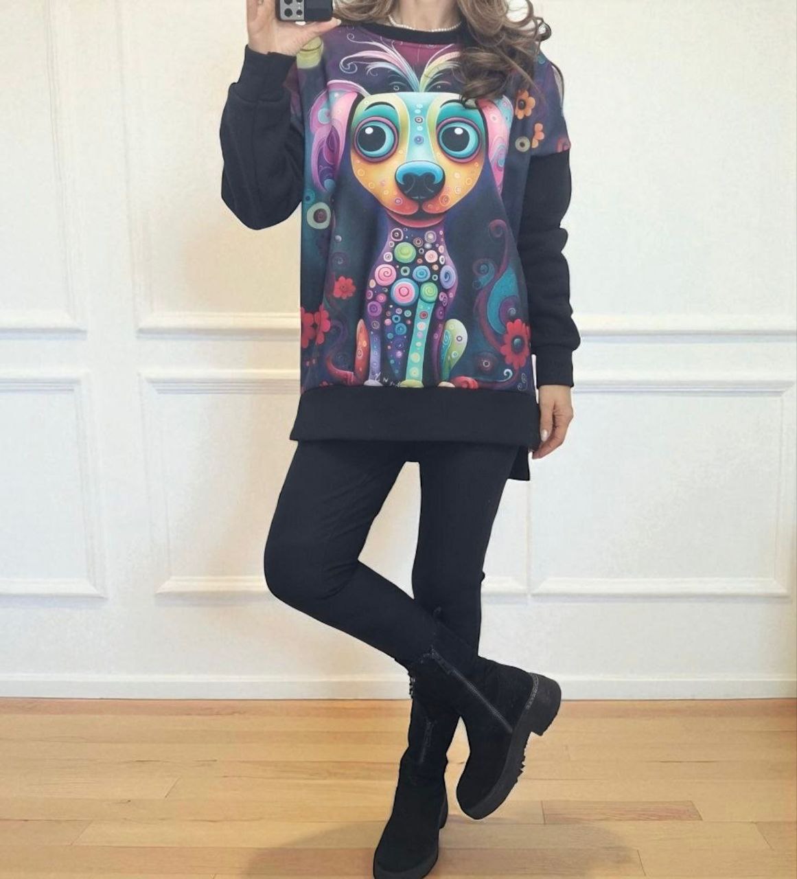 Bluza din bumbac vatuita America