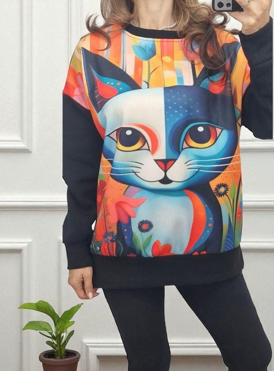 Bluza din bumbac vatuita America