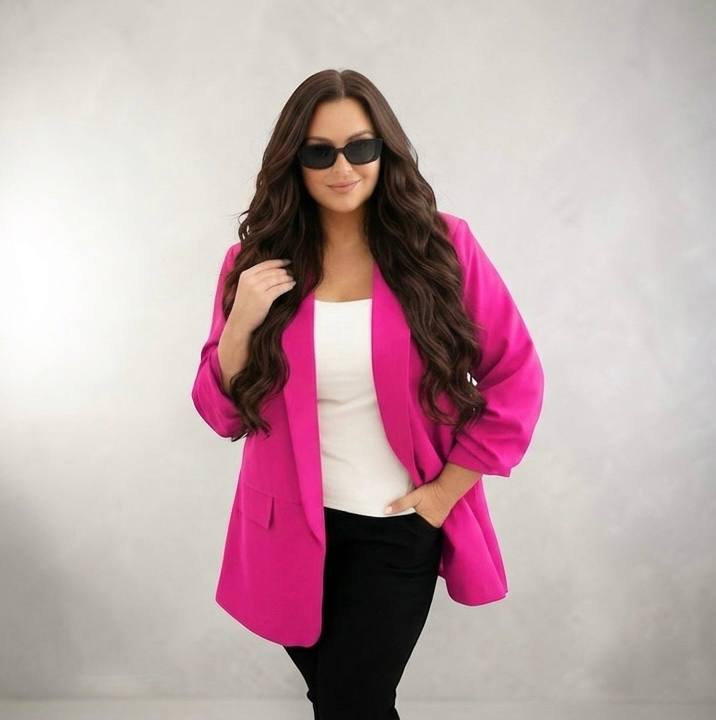 Sacou croi larg cu maneci incretite Elaina XL/XXL