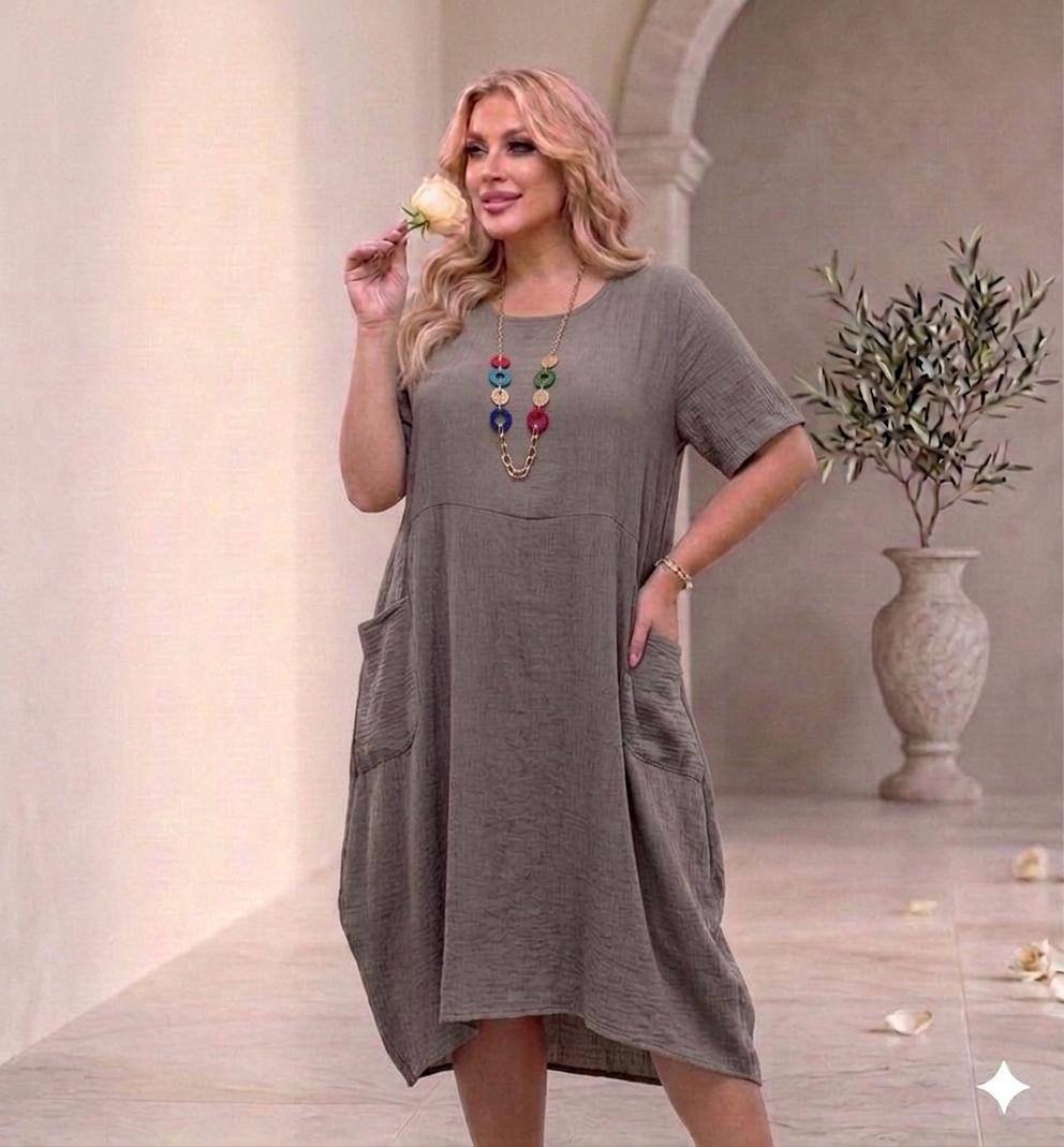 Rochii din vascoza pe croi larg Miriam