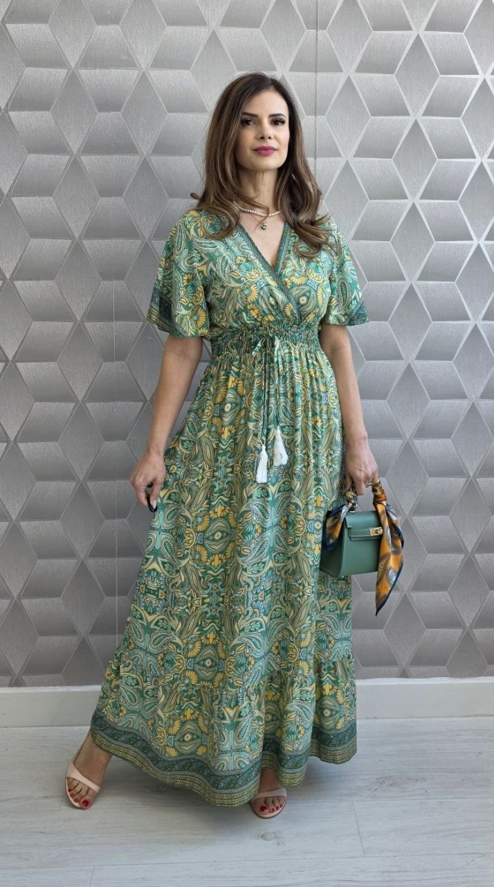 Rochie lunga din bumbac Indira