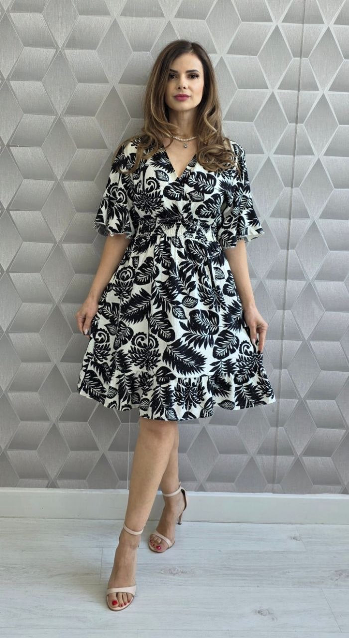 Rochie din vascoza cu pietre Emilia