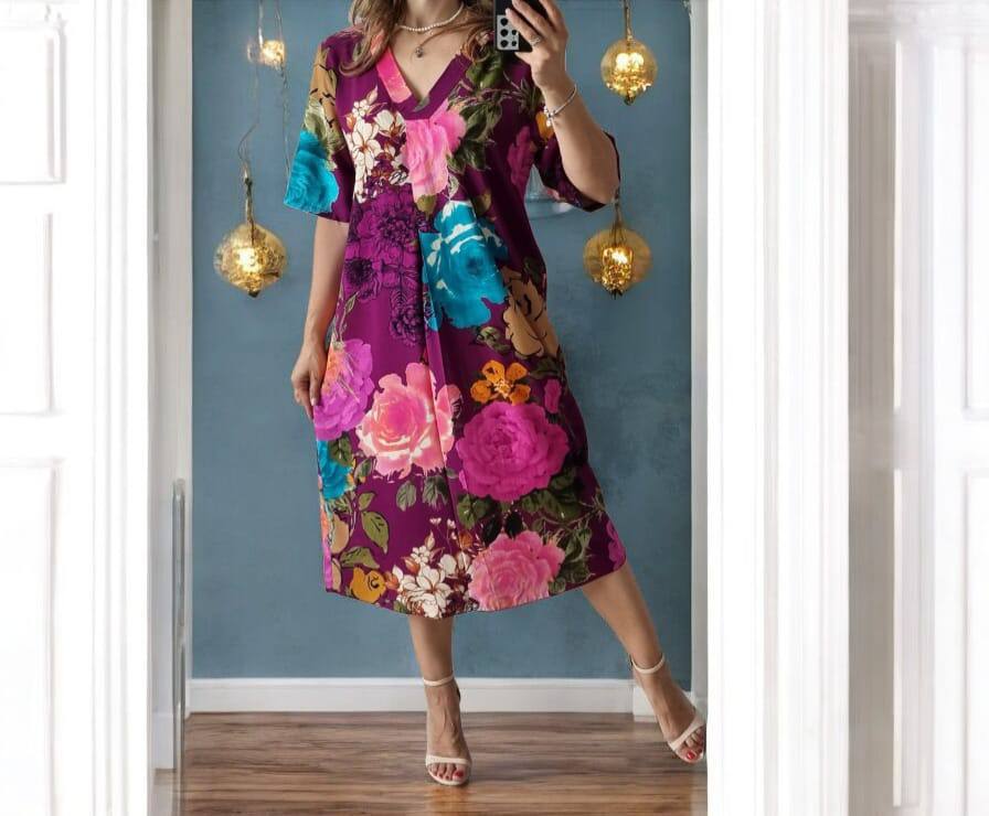 Rochie lejera din vascoza Floria