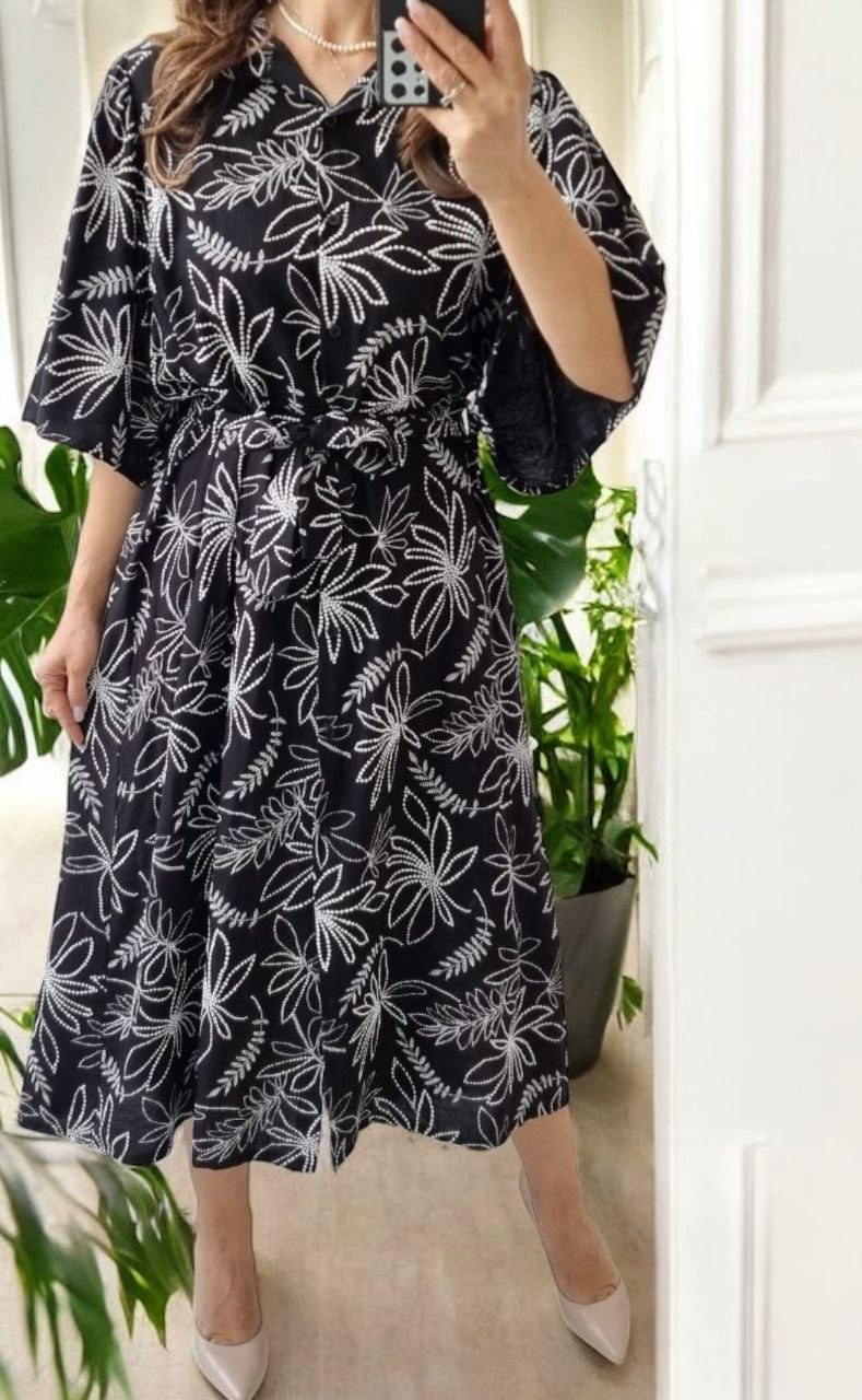 Rochie midi din vascoza Elisa