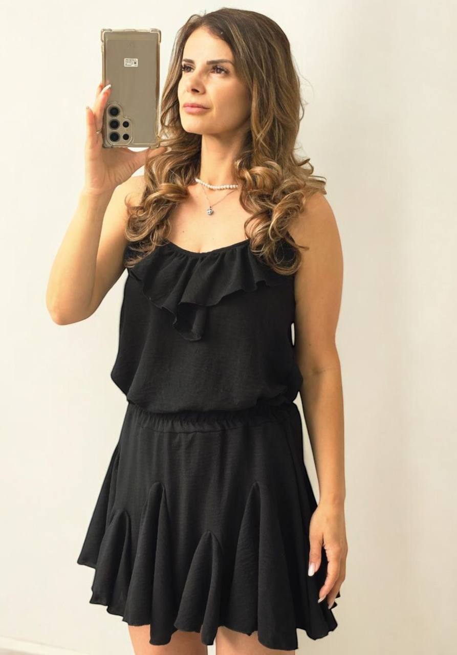 Compleu fusta cu pantaloni scurti pe dedesubt Katherine