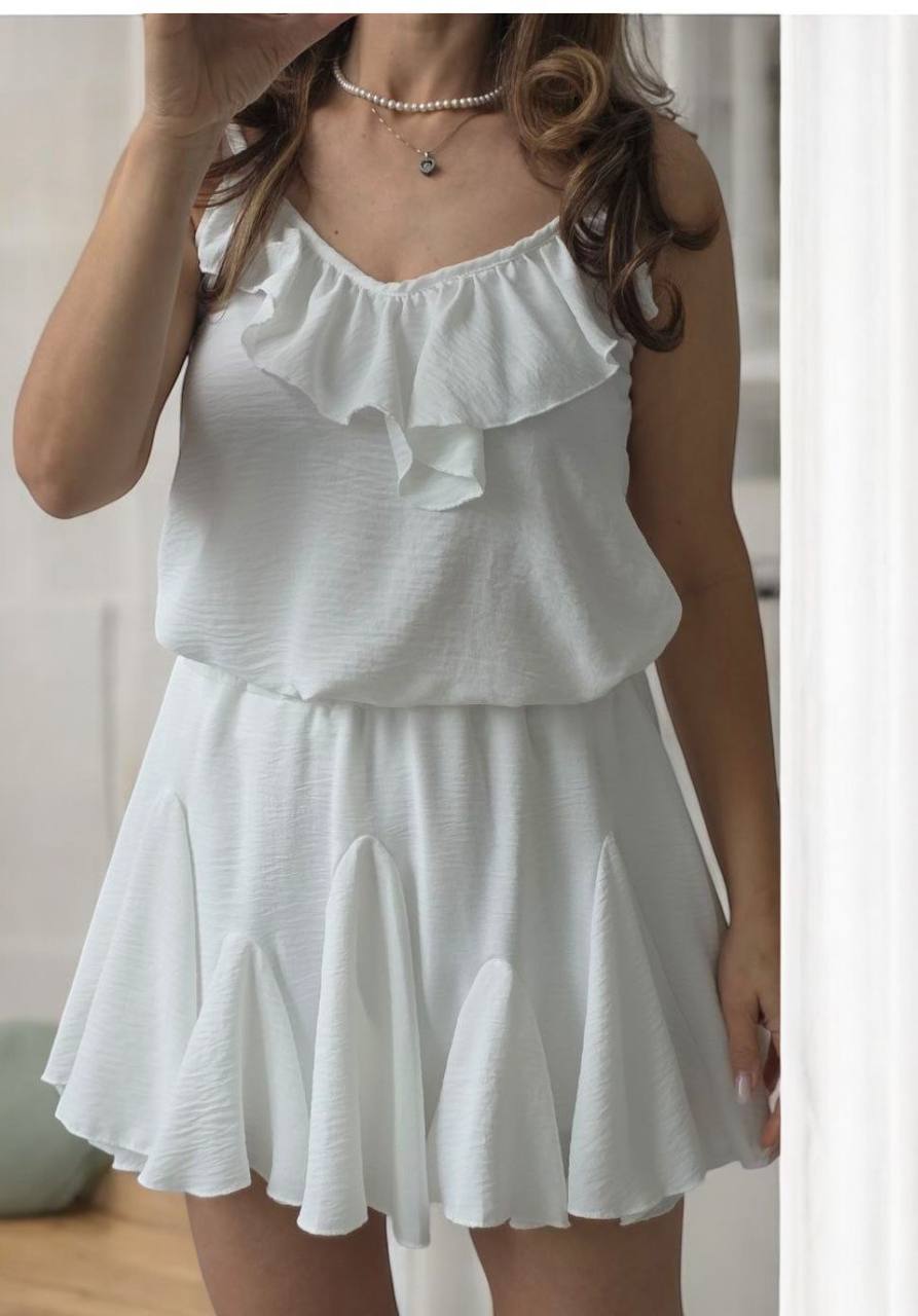 Compleu fusta cu pantaloni scurti pe dedesubt Katherine