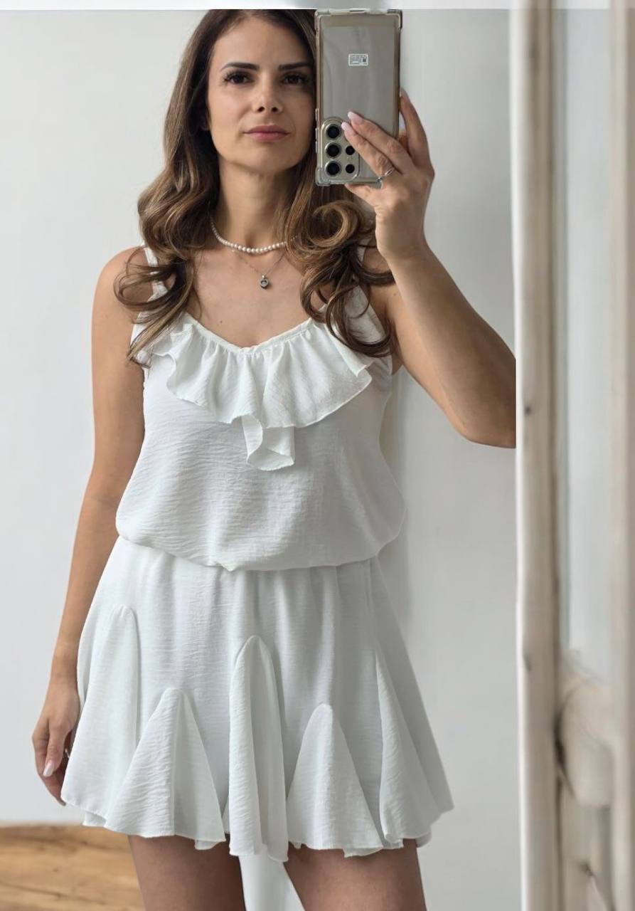 Compleu fusta cu pantaloni scurti pe dedesubt Katherine
