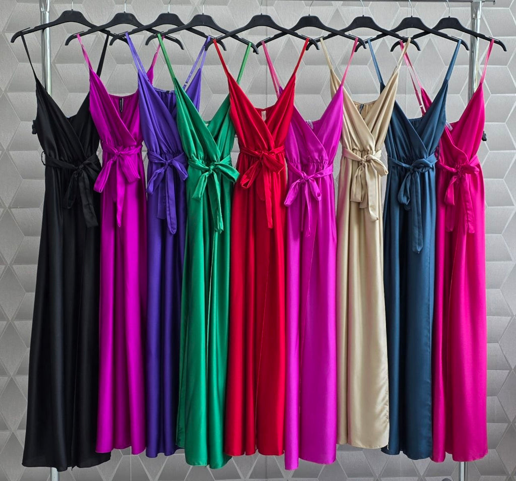 Rochie din satin Allegra