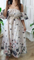 Rochie din bumbac cu broderie Kriss