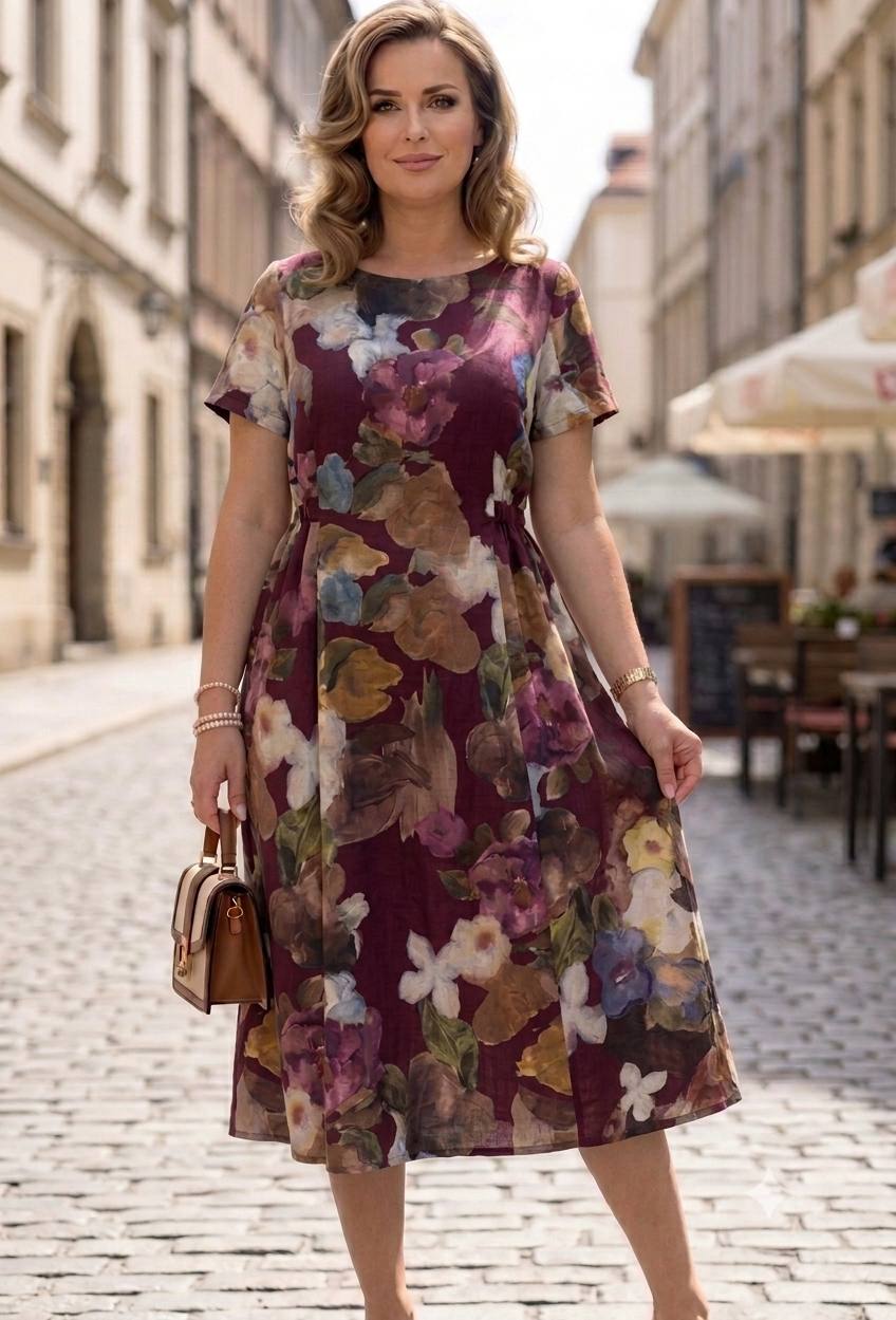 Rochie din bumbac Clara