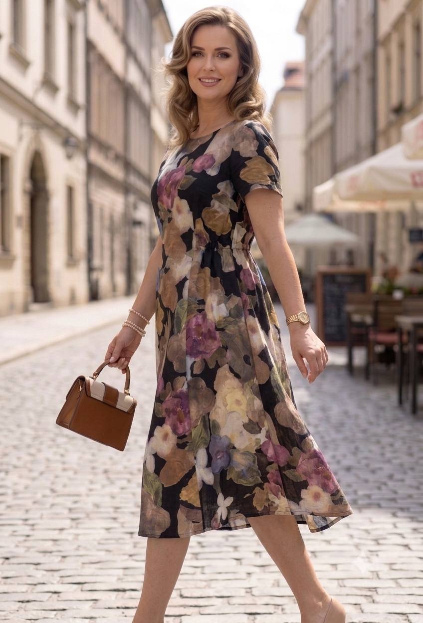 Rochie din bumbac Clara