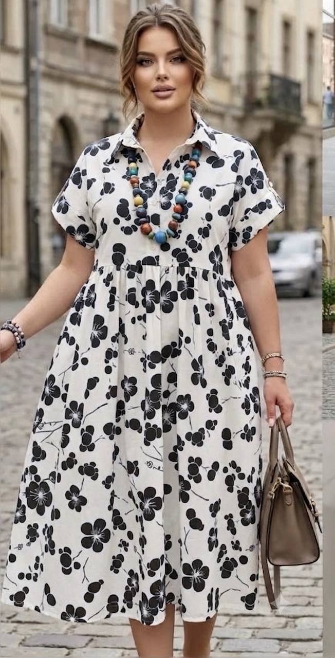 Rochie din bumbac Lisa