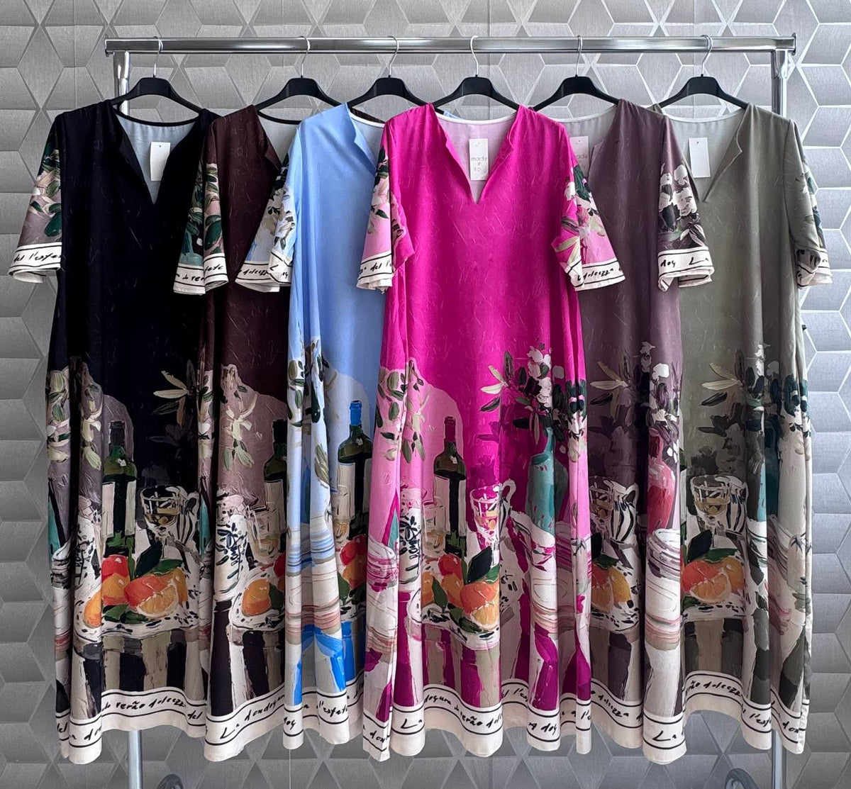 Rochie din satin cu maneca Summer